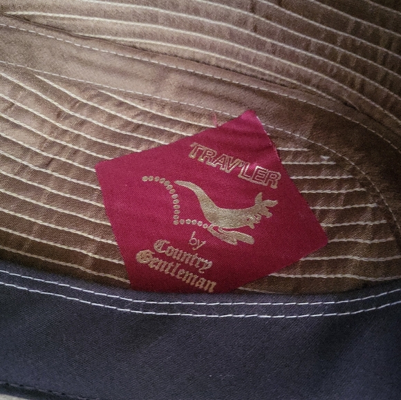 Vintage Traveler Country Gentleman Tan Corduroy Hat Size 7 5/8 - Picture 7 of 10